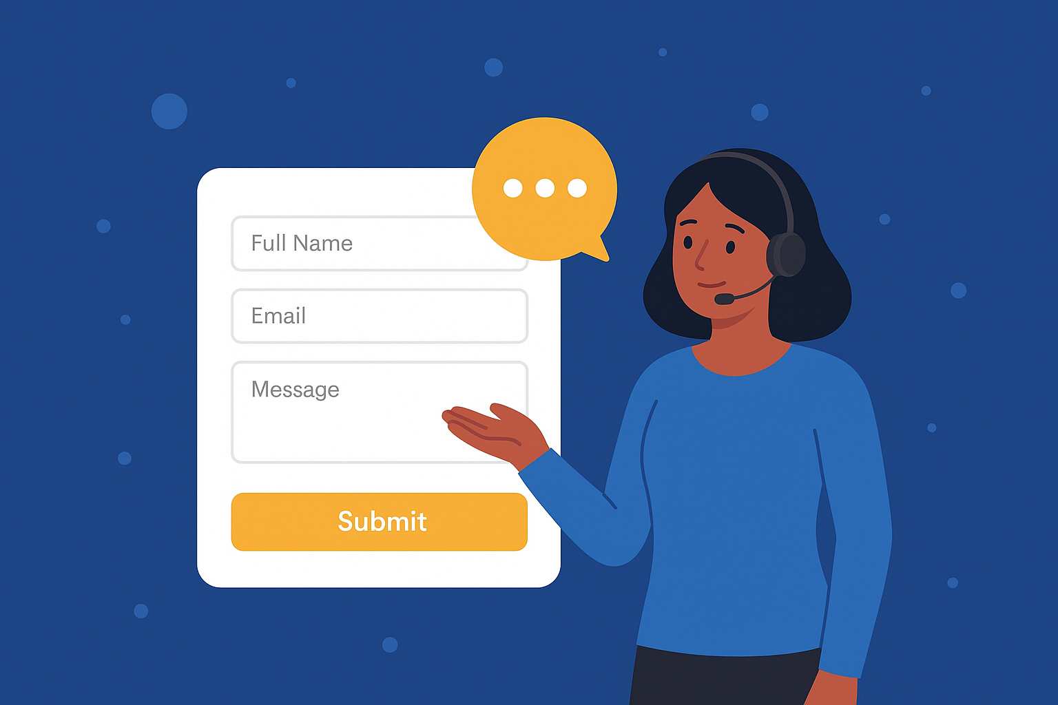 Contact illustration